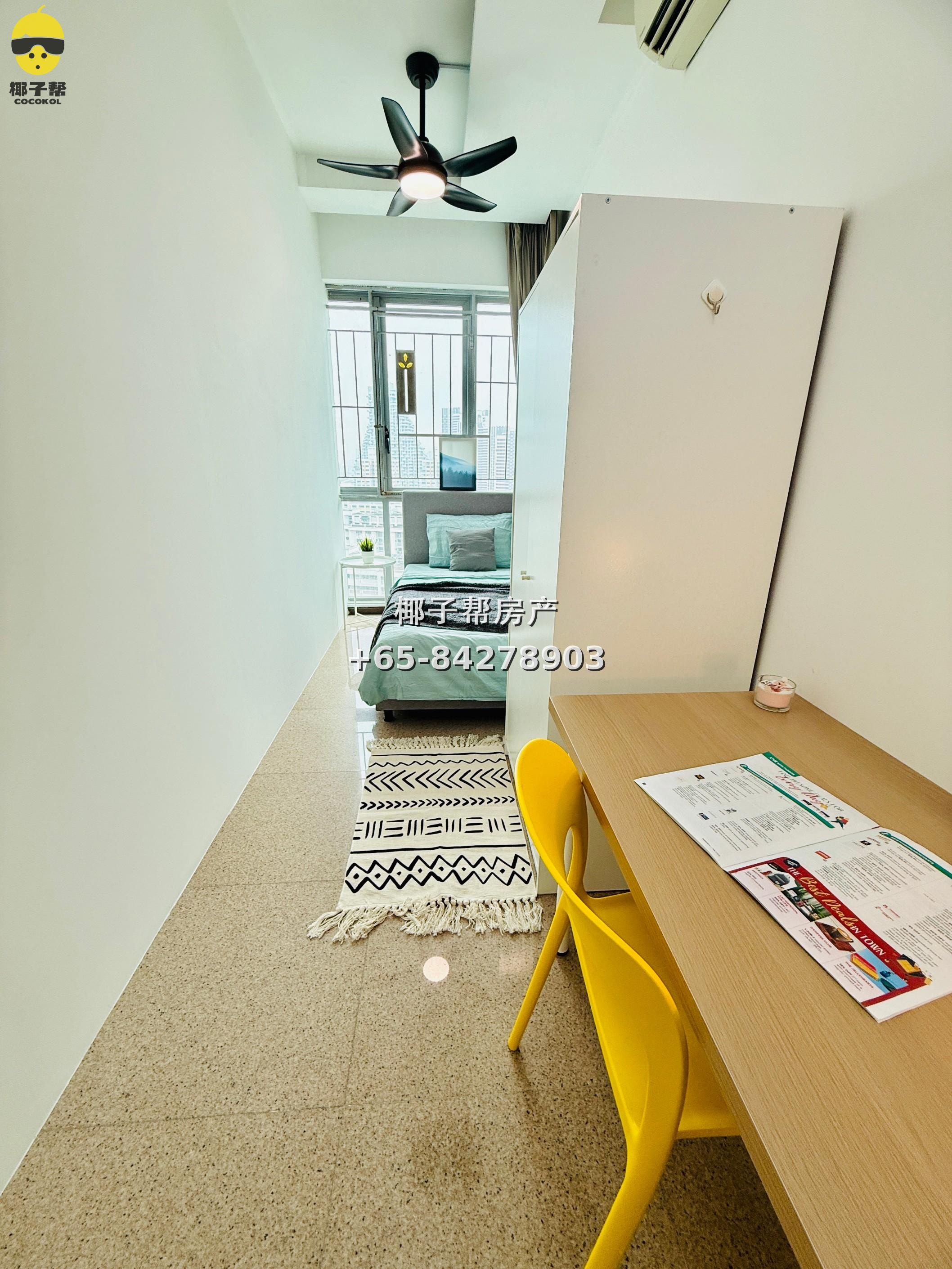 【出租】碧山Bishan Loft公寓单间｜包水电网+每周保洁 2