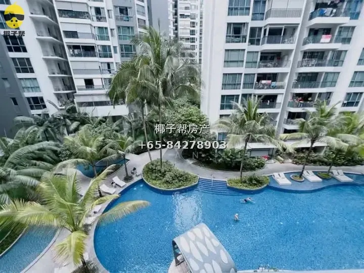 【出租】盛港Riversails两房公寓 近港脚站914呎 1