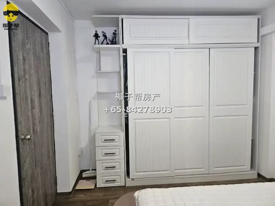 【出租】大巴窑Kim Keat Court普通房 近布莱德地铁 包水电无中介 2