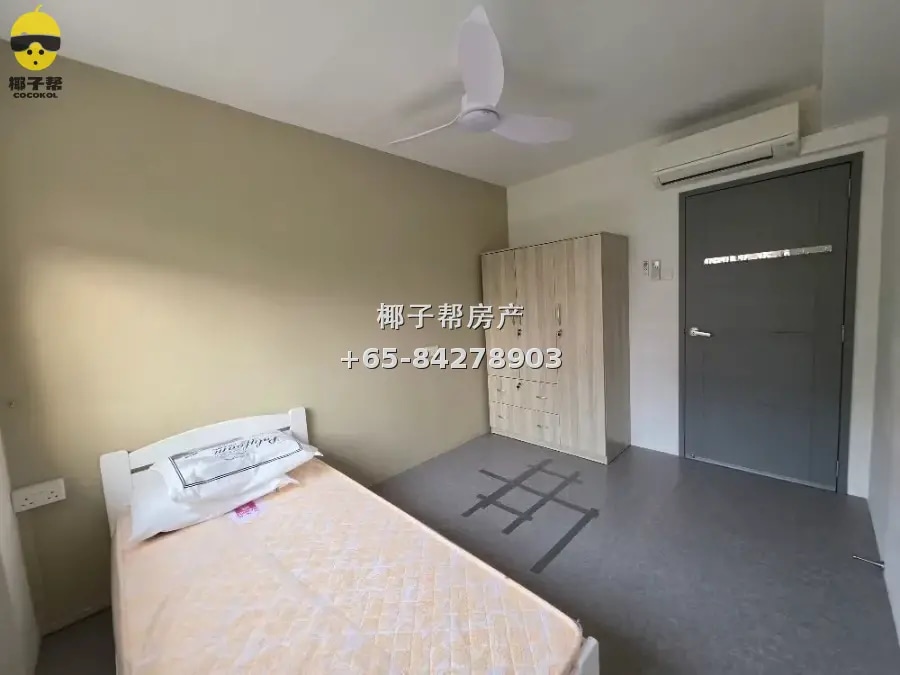 【出租】麦波申玛达地铁旁组屋单间 包水电家具限女生 1